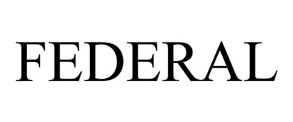 Trademark Logo FEDERAL