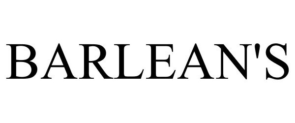 Trademark Logo BARLEAN'S