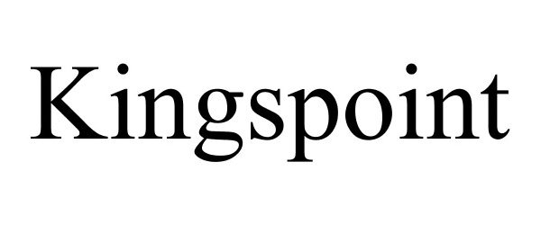 Trademark Logo KINGSPOINT