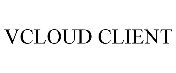 Trademark Logo VCLOUD CLIENT