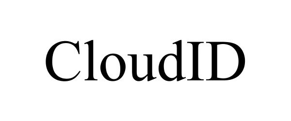 Trademark Logo CLOUDID