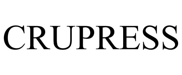 Trademark Logo CRUPRESS