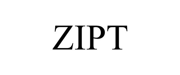 Trademark Logo ZIPT