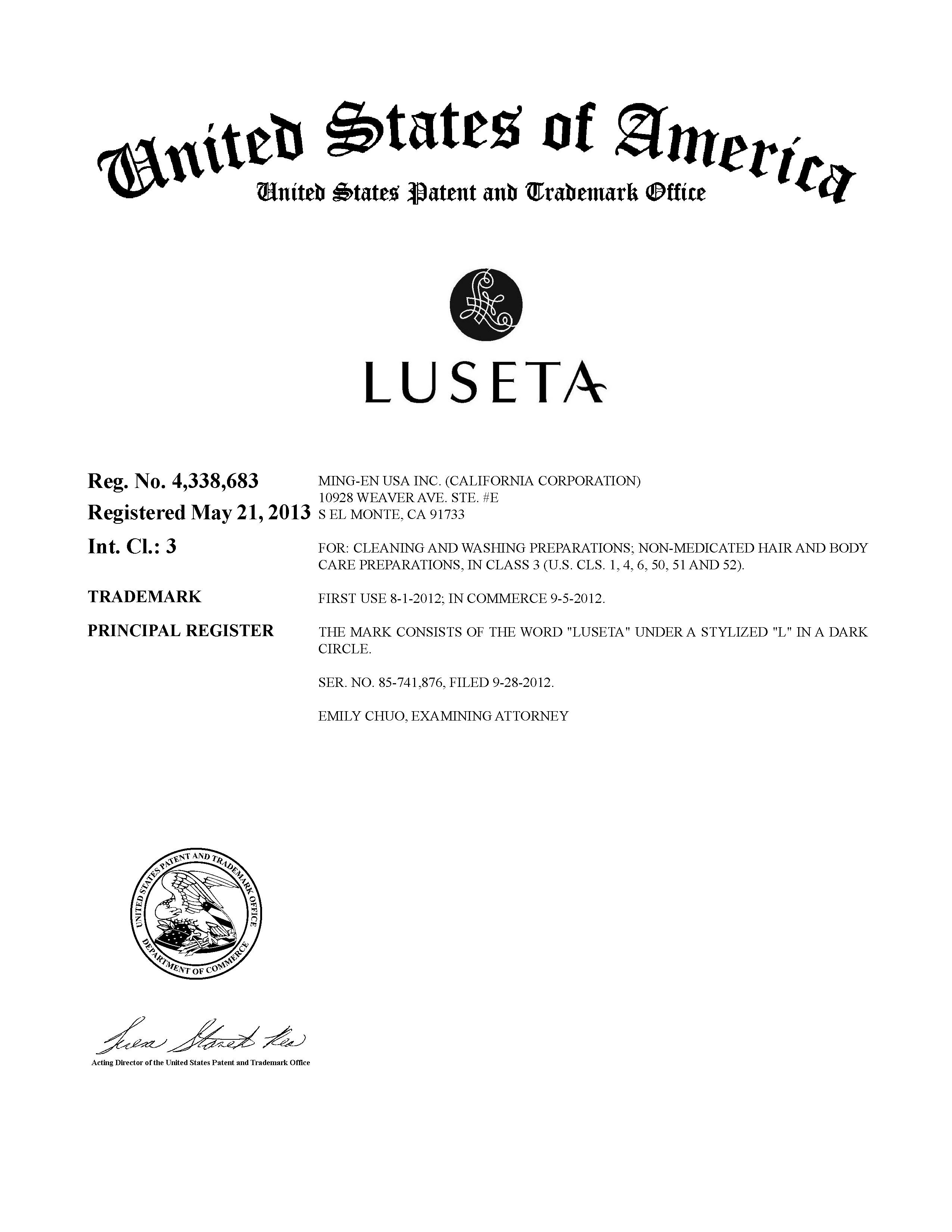 DOC MILLER Trademark of Catalunya Trade Impex LLC - Registration