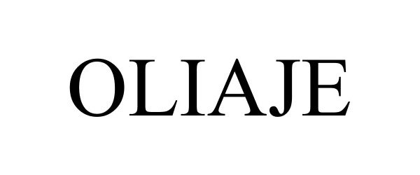 Trademark Logo OLIAJE