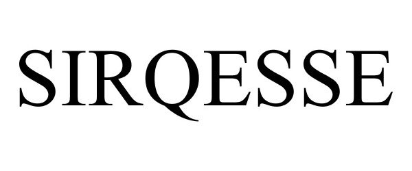 Trademark Logo SIRQESSE