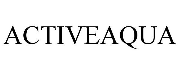 Trademark Logo ACTIVEAQUA