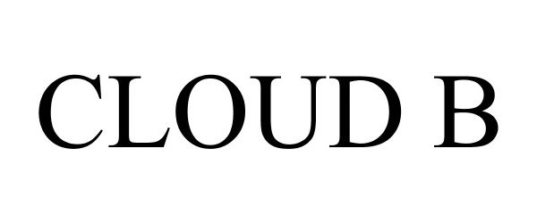 Trademark Logo CLOUD B