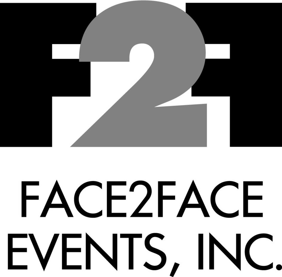 Trademark Logo F2F FACE TO FACE EVENTS, INC.