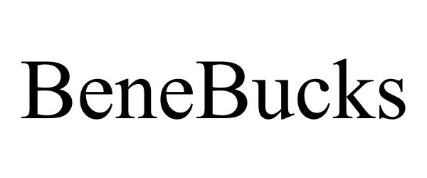 Trademark Logo BENEBUCKS