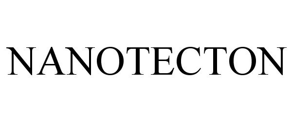 Trademark Logo NANOTECTON