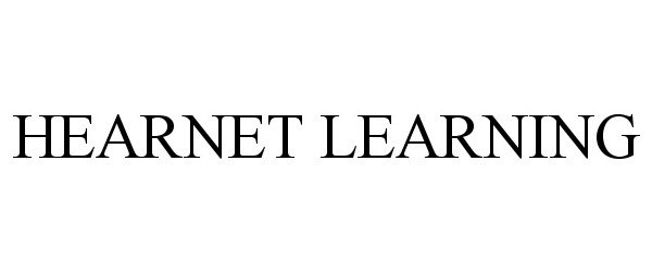 Trademark Logo HEARNET LEARNING