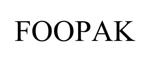 Trademark Logo FOOPAK