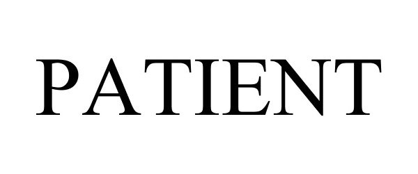 Trademark Logo PATIENT
