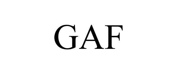 Trademark Logo GAF