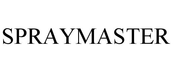 Trademark Logo SPRAYMASTER