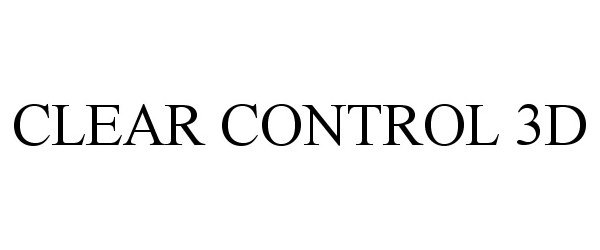  CLEAR CONTROL 3D