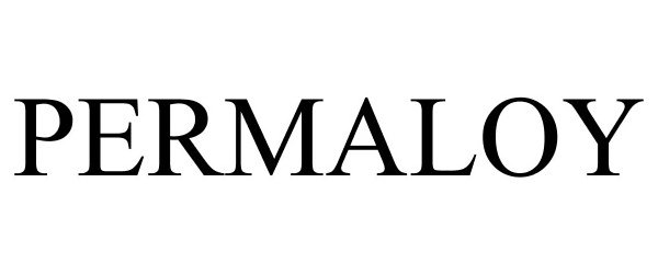 Trademark Logo PERMALOY