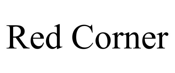 Trademark Logo RED CORNER