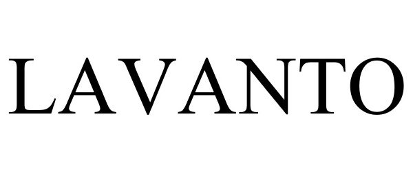 Trademark Logo LAVANTO