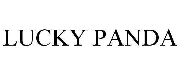 Trademark Logo LUCKY PANDA