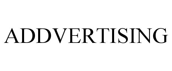 Trademark Logo ADDVERTISING