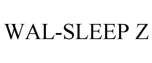 Trademark Logo WAL-SLEEP Z