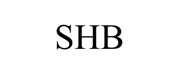 Trademark Logo SHB