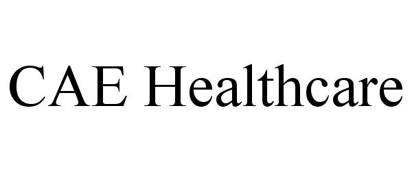 Trademark Logo CAE HEALTHCARE