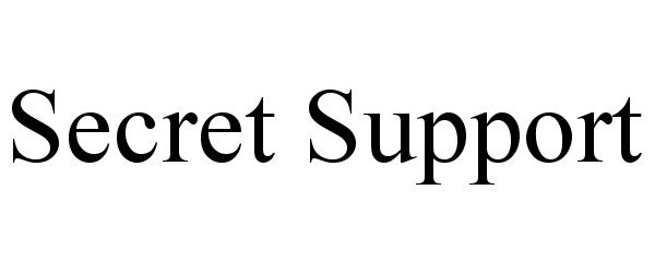 Trademark Logo SECRET SUPPORT