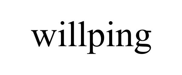 Trademark Logo WILLPING