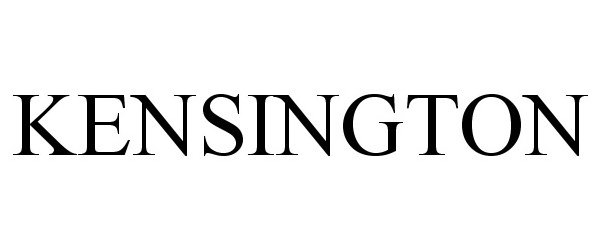 Trademark Logo KENSINGTON