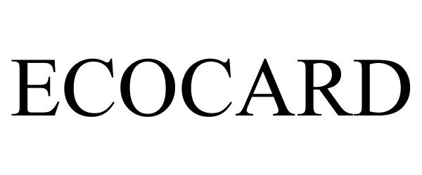 Trademark Logo ECOCARD