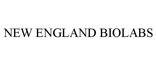 Trademark Logo NEW ENGLAND BIOLABS