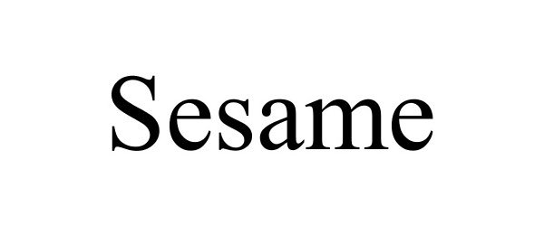 Trademark Logo SESAME