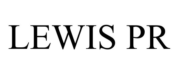 Trademark Logo LEWIS PR