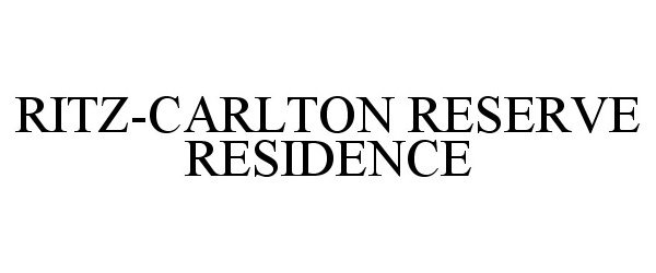  RITZ-CARLTON RESERVE RESIDENCE
