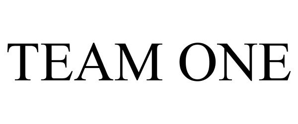 Trademark Logo TEAM ONE
