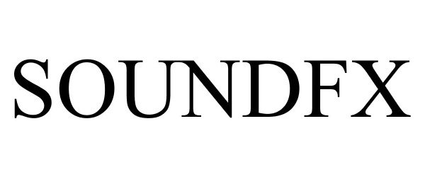 Trademark Logo SOUNDFX