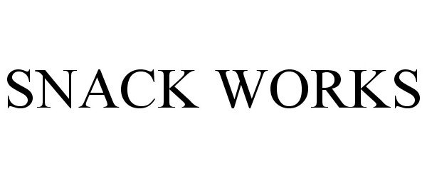 Trademark Logo SNACK WORKS