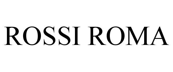  ROSSI ROMA