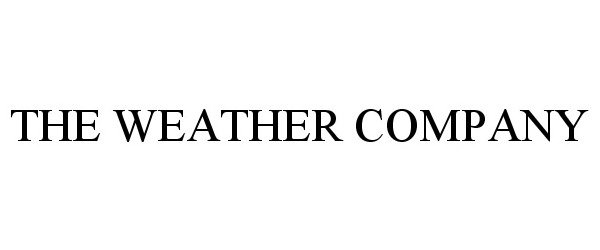 Trademark Logo THE WEATHER COMPANY