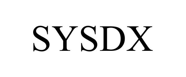 Trademark Logo SYSDX