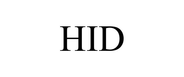 Trademark Logo HID