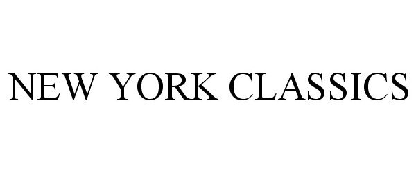  NEW YORK CLASSICS