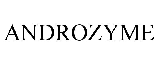 Trademark Logo ANDROZYME