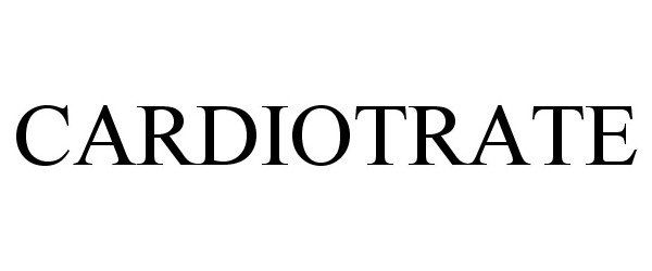 Trademark Logo CARDIOTRATE