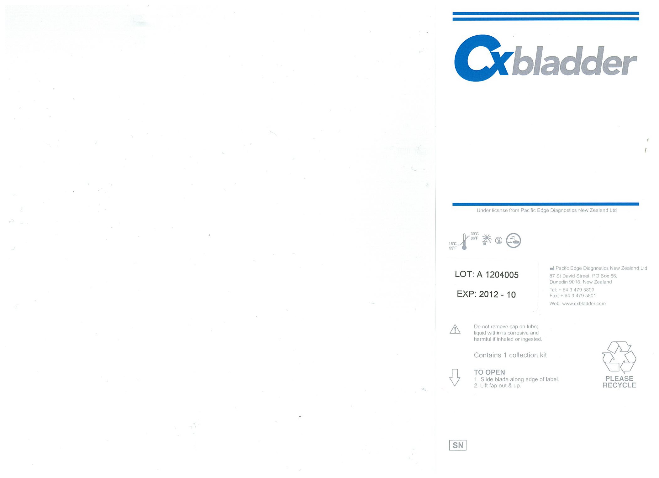 Trademark Logo CXBLADDER