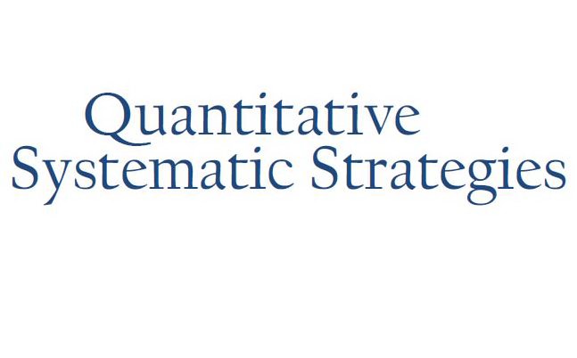  QUANTITATIVE SYSTEMATIC STRATEGIES