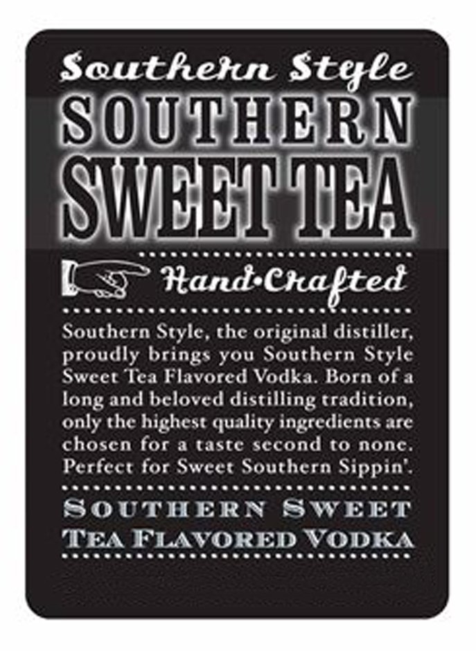 Trademark Logo SOUTHERN STYLE SOUTHERN SWEET TEA HANDÂ·CRAFTED SOUTHERN STYLE, THE ORIGINAL DISTILLER, PROUDLY BRINGS YOU SOUTHERN STYLE SWEET